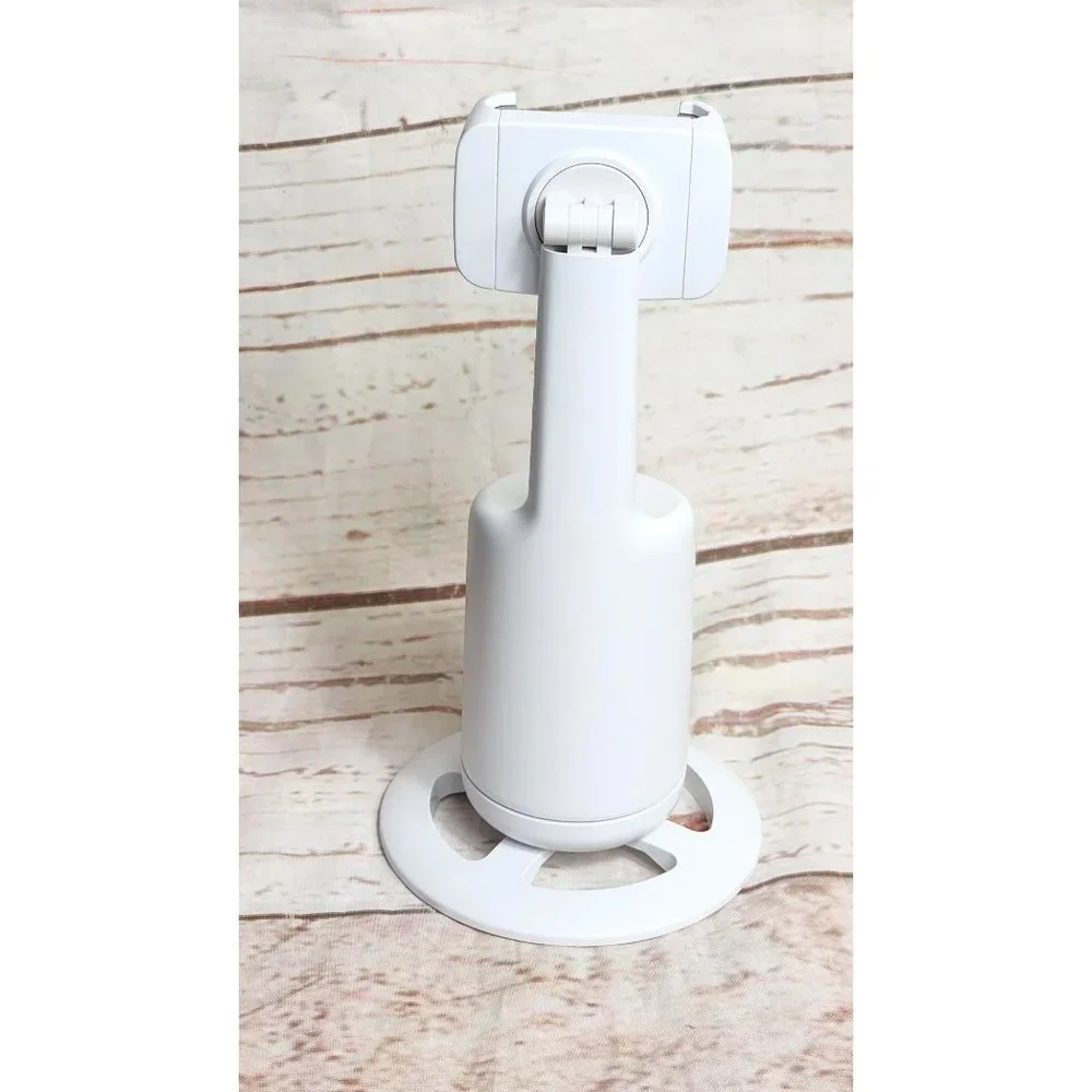 Universal Magic Snapshot: 360° Auto Face Tracking Selfie Tripod - ABS White
